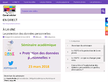 Tablet Screenshot of canal-eduter.fr